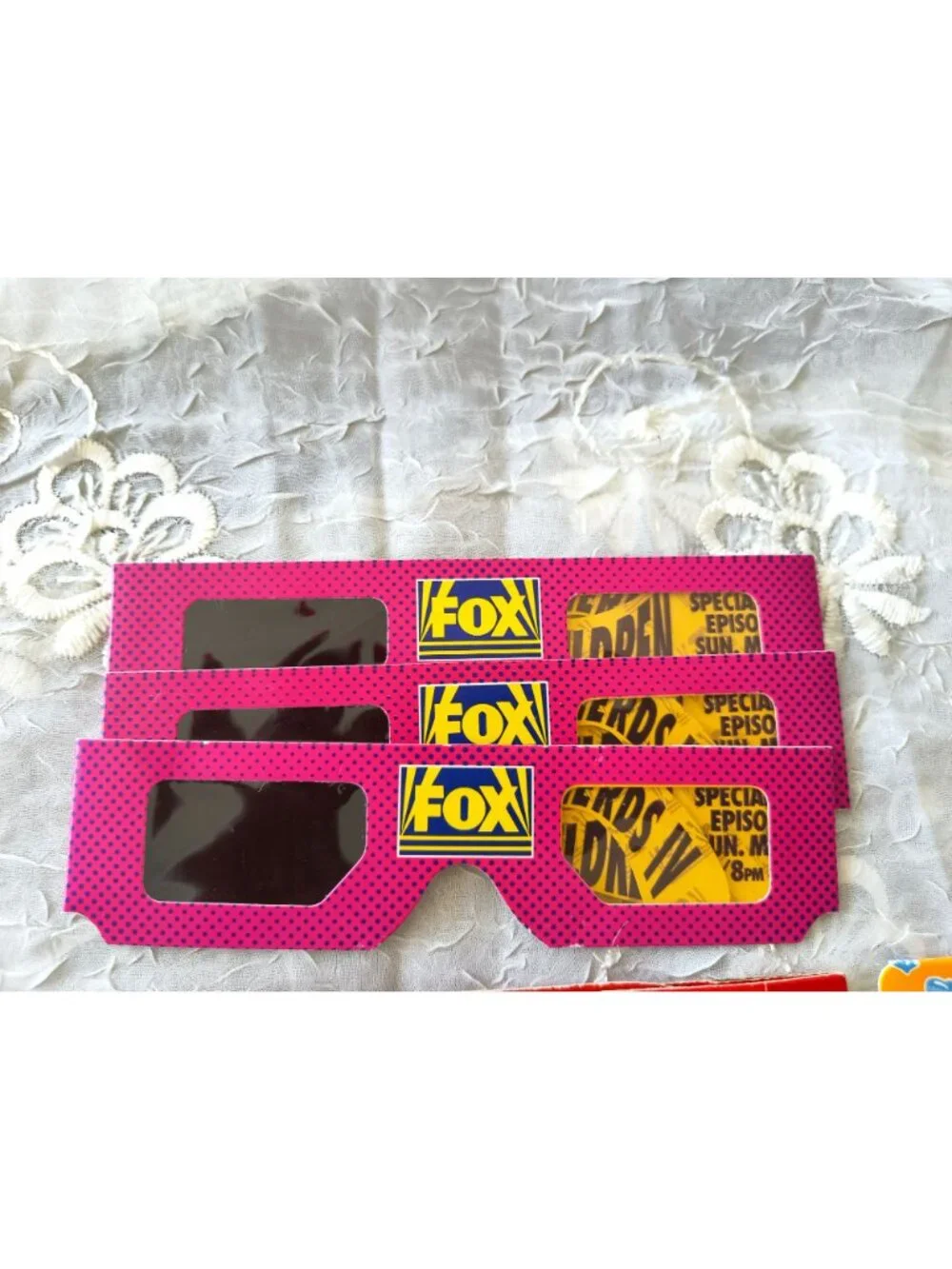 19 Hollywood 3D cardboard glasses, Rolling Stones ~Married with children~ Coca C